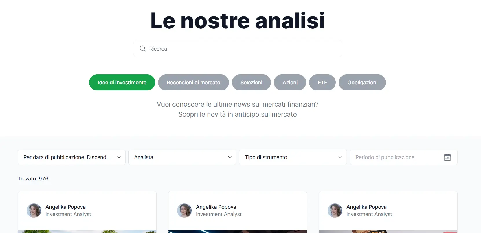 Idee di investimento Freedom24