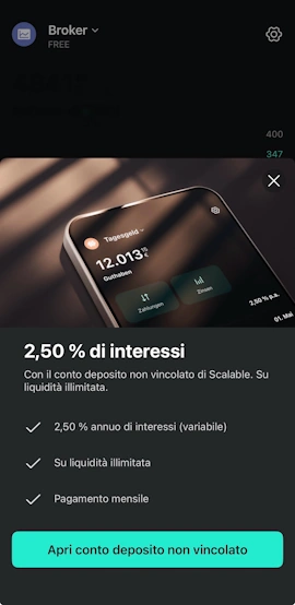 scalable capital recensione interessi