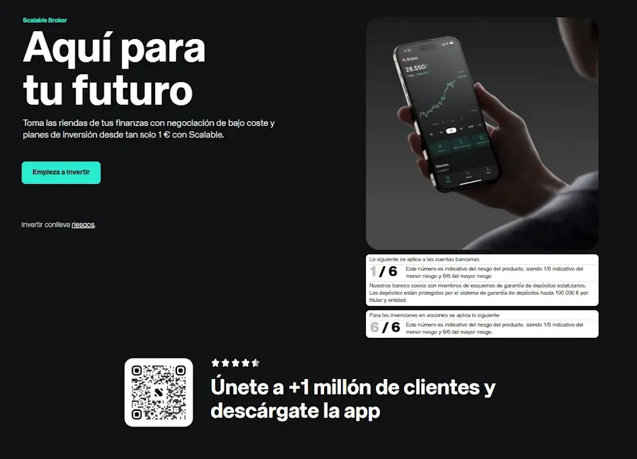 Scalable Capital website Scalable Capital website