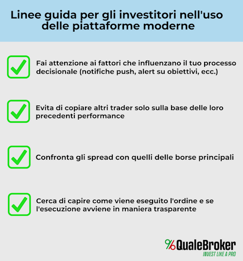 Linee guida per gli investitori con le moderne piattaforme Linee guida per gli investitori con le moderne piattaforme