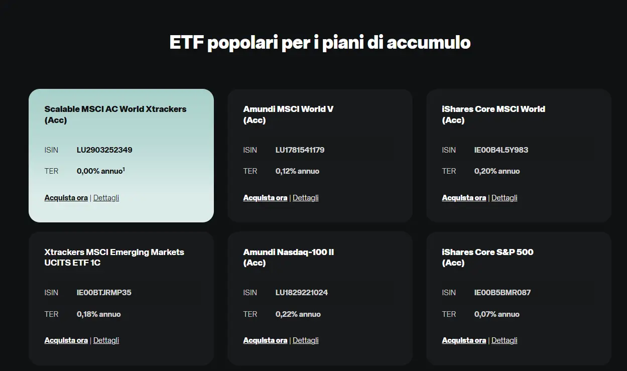 Scalable Capital vai al sito