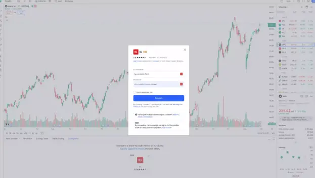 Collegare conto IG a TradingView