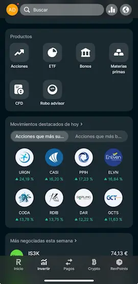 Revolut investimenti