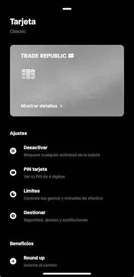 Trade Republic tarjeta