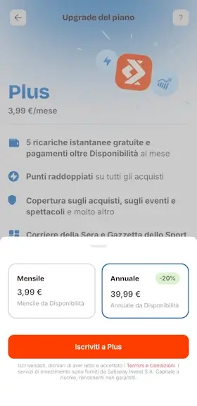 Satispay plus