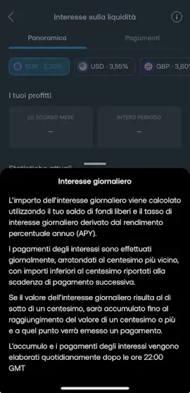 Trading 212 interessi sul saldo